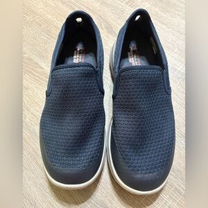 Men's Skechers Go Walk 5 Ultra Goga Mat Navy Shoes Sz 10.5 Wide Fit